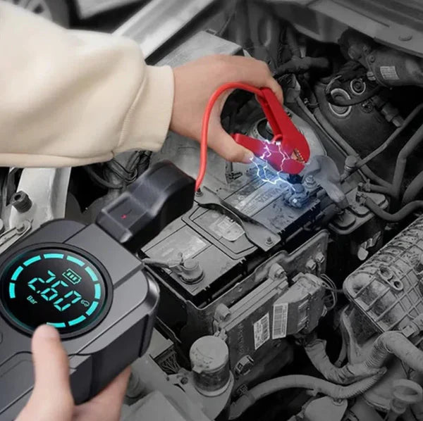 ModCasa Home™Jump Starter With Air Pump ™ جهاز تشغيل البطارية مع منفاخ هواء