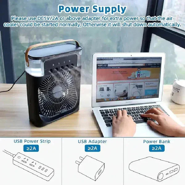 ModCasa Home™Mini Air Cooler ميني مكيف الهواء المحمول